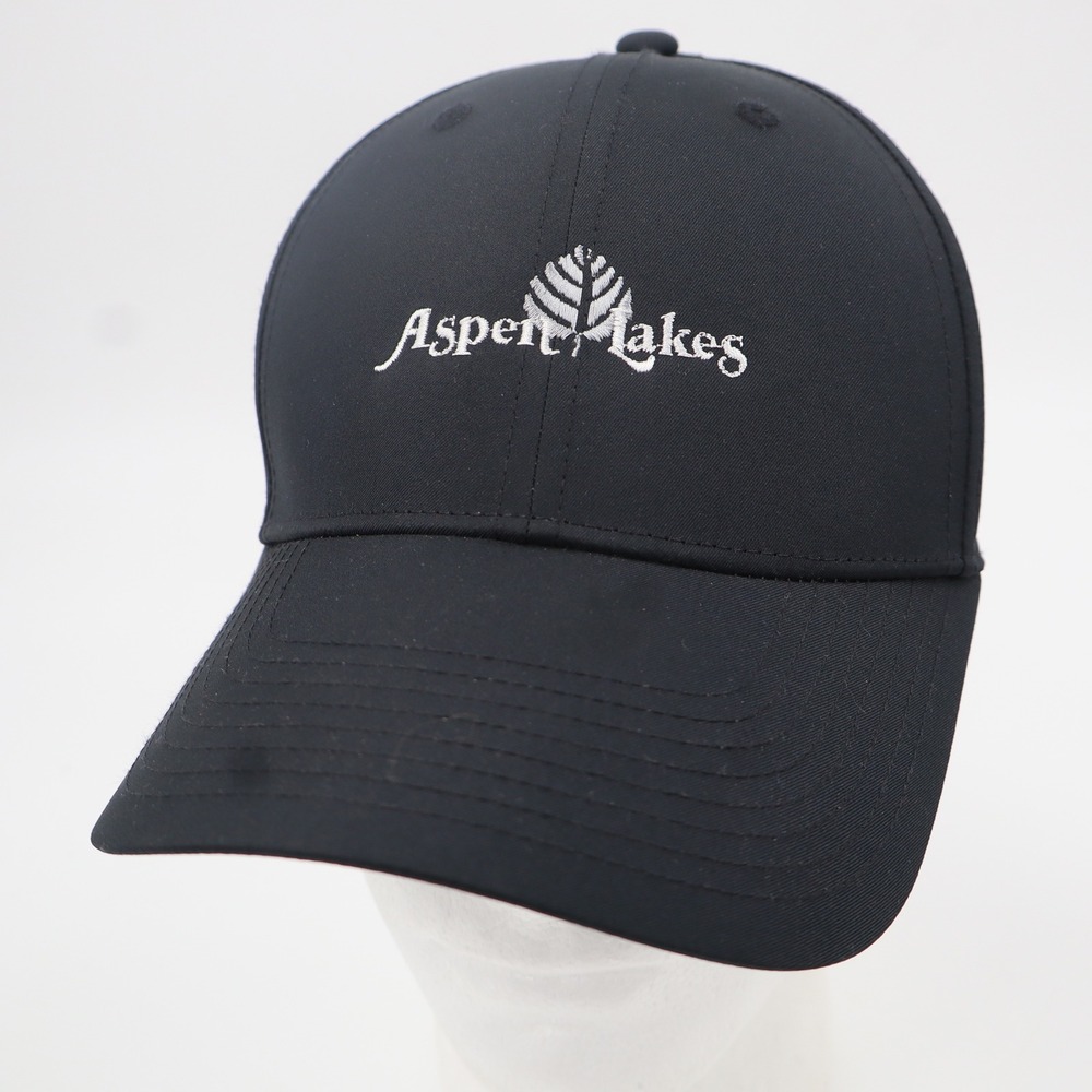 Nike Club Cap Hat Mens M/L Black Aspen Lakes Dri-FIT Adjustable HF5290-010